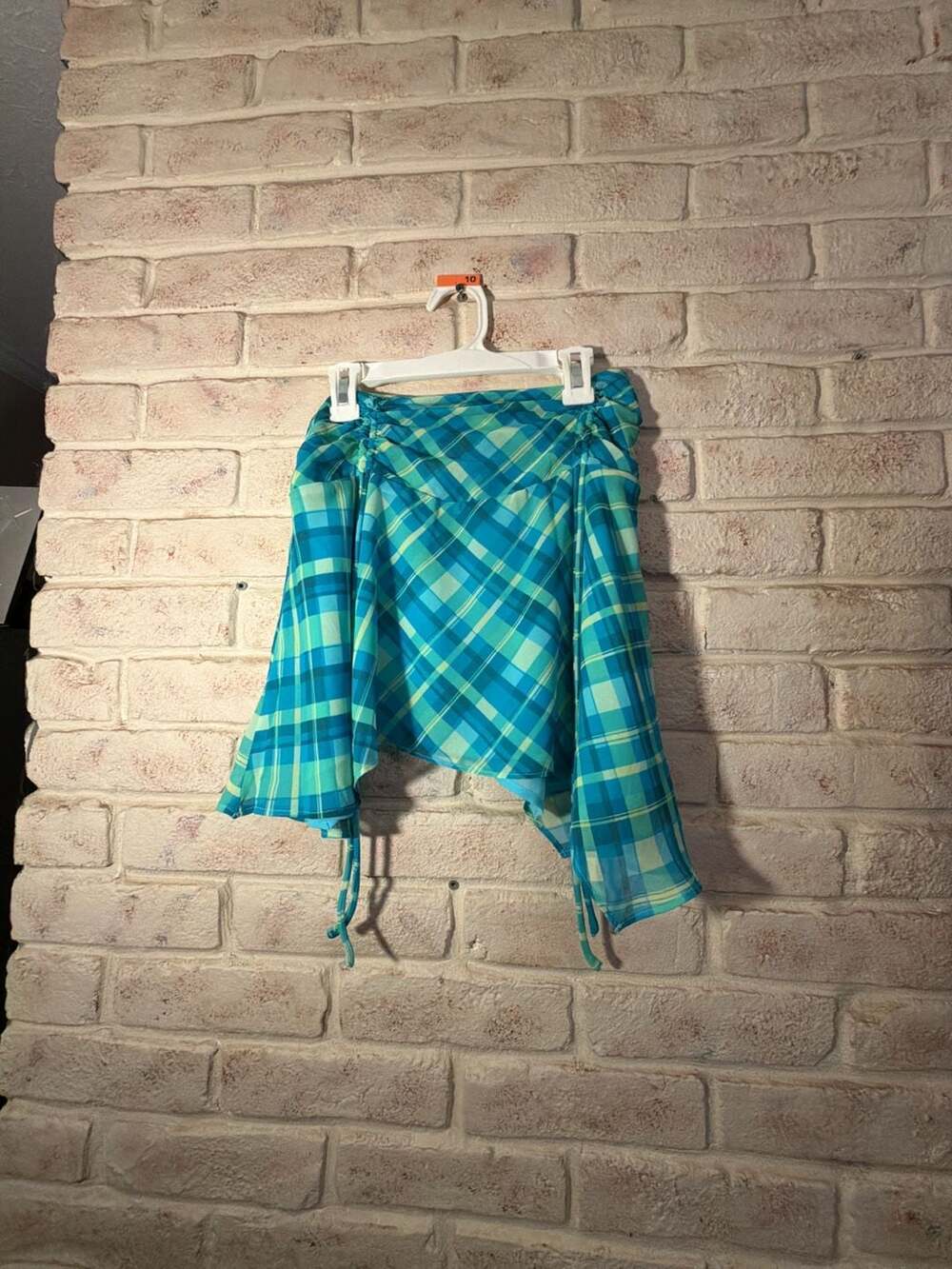 Peppermayo Ariette Mini Skirt Green Check